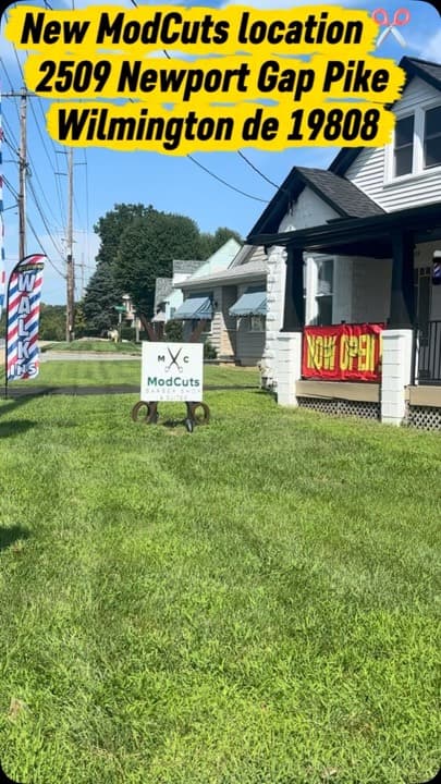 The ModCuts shop at 2509 Newport Gap Pike in Wilmington