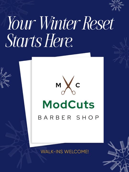 A holiday haircut at ModCuts