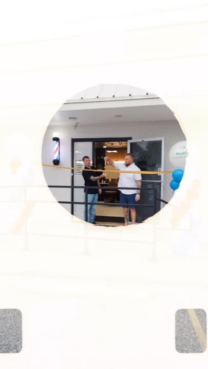 Grand opening celebration at ModCuts